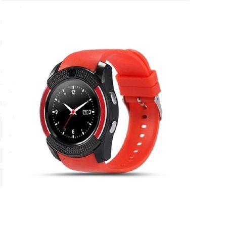 Stepfly Reloj inteligente Bluetooth con cámara, ranura para tarjeta SIM,  notificaciones de mensajes, reloj inteligente Android para teléfono móvil  Android