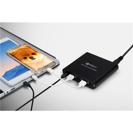 LS-Q5U-PD Stazione di ricarica ultraveloce da 80 watt 4 porte USB-A