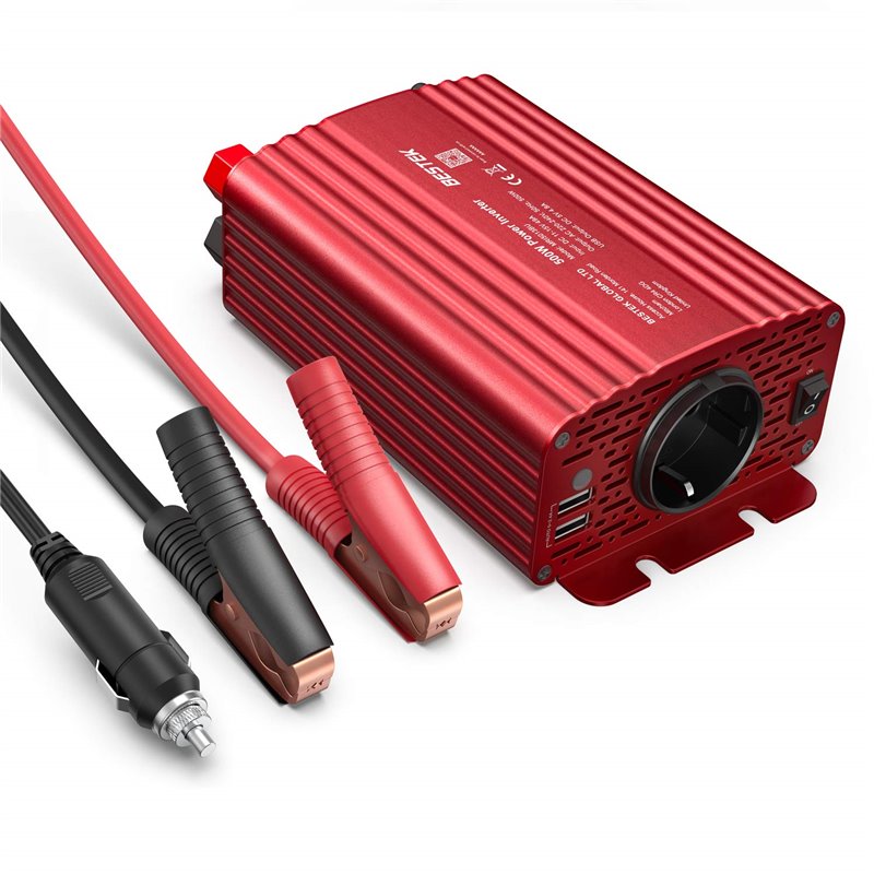 DC 12 V à AC 220 V convertisseur de prise de AC chargeur USB allume-cigare  multiprise