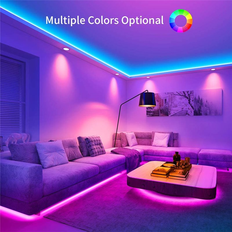 Acquista Striscia LED 2811 IC RGB 5050 Led Luce flessibile 60LED / M 300  Modalità 12V Smart Strip Ribbon Nastro HDTV TV Desktop Schermo Retroilluminazione  Luci di polarizzazione